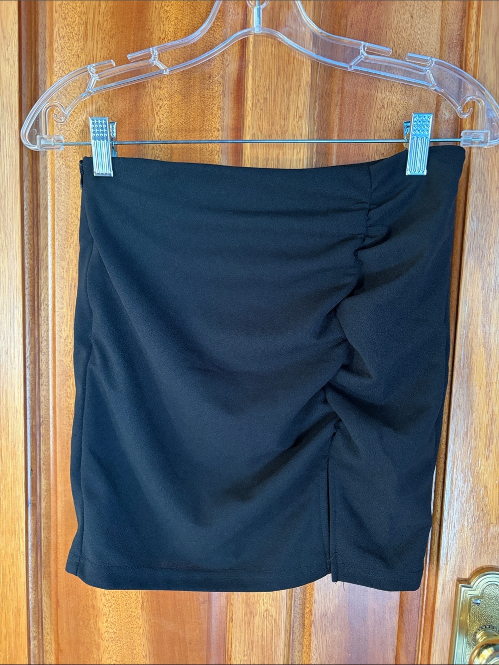 NWOT Black Skirt with Slit